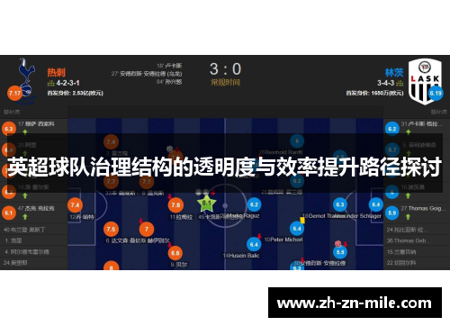 英超球队治理结构的透明度与效率提升路径探讨 英超球队治理结构的透明度与效率提升路径探讨