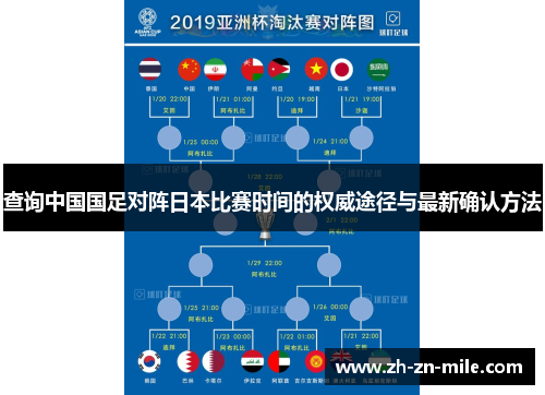 查询中国国足对阵日本比赛时间的权威途径与最新确认方法 查询中国国足对阵日本比赛时间的权威途径与最新确认方法