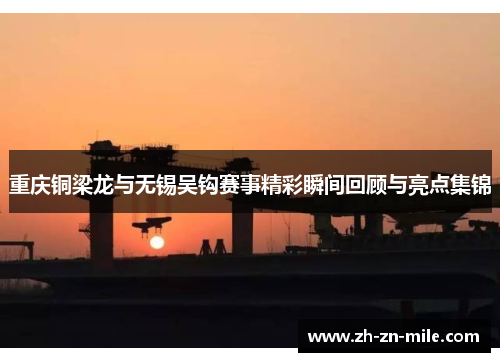 重庆铜梁龙与无锡吴钩赛事精彩瞬间回顾与亮点集锦 重庆铜梁龙与无锡吴钩赛事精彩瞬间回顾与亮点集锦